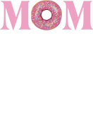 Discover T-shirt para Homem e Mulher com Design de Mom Donut