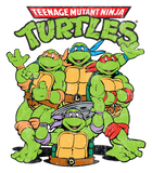 T-Shirt Unissexo Manga Curta Presentes Perfeito para Amantes de Tartarugas Ninjas