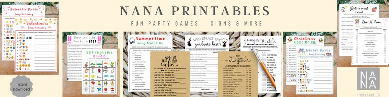 Explore NaNaPrintables Shop Ideas