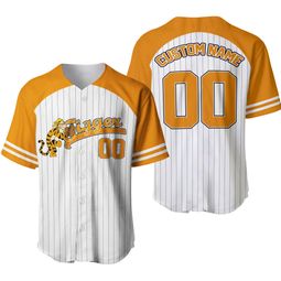 Tigger the Tiger Black Orange Disney Custom Baseball Jerseys For Men And  Women