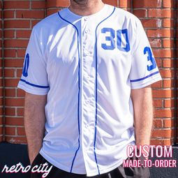 Benny 'The Jet' Rodriguez 30 White Dye Sub Baseball Jersey