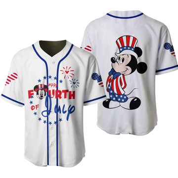  Disney Boys Mickey Mouse Baseball Jersey - Boys