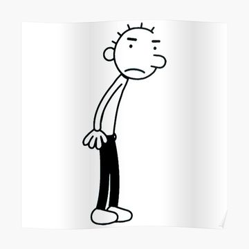 Rodrick Heffley Book Version Premium Matte Vertical Poster