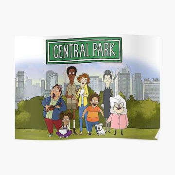 Central Park Tv Show - All Characters Premium Matte Vertical Poster