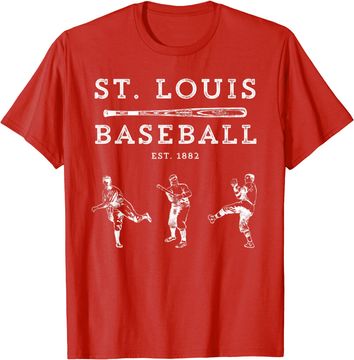 Hot Sale Vintage St Louis Cardinals Shirt EST 1882 Baseball Fan