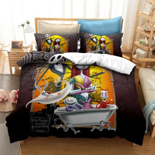 Discover Nightmare Before Christmas Bedding Set, Bedroom Decor