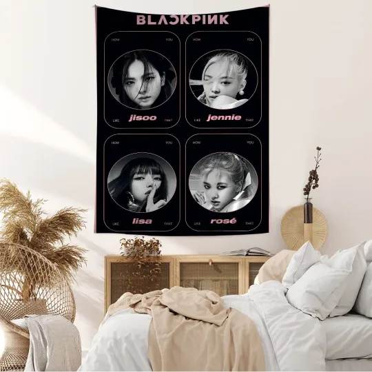 Discover Blackpink Kpop Tapestry, Home Decor