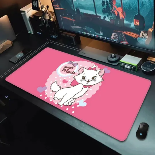Discover Mary Cat Aristocatss Desk Mats, Gifts for Gamers