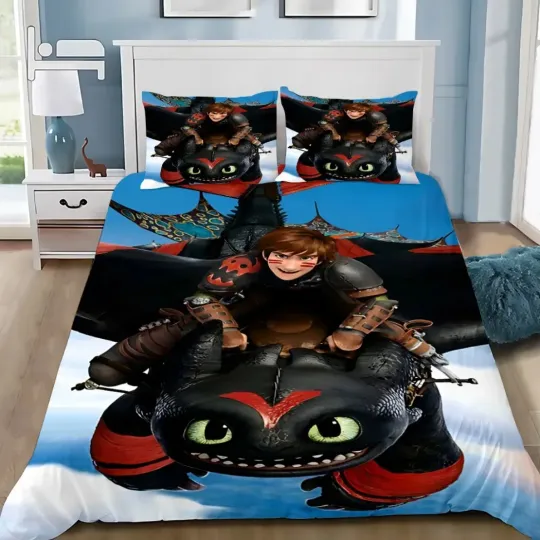 Discover How to Train Your  Dragons Bedding Sets, Bedroom Decor