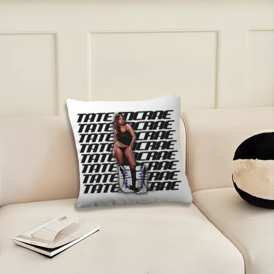 Discover Tate Mcrae So Close to What Throw Pillow, Home Decor
