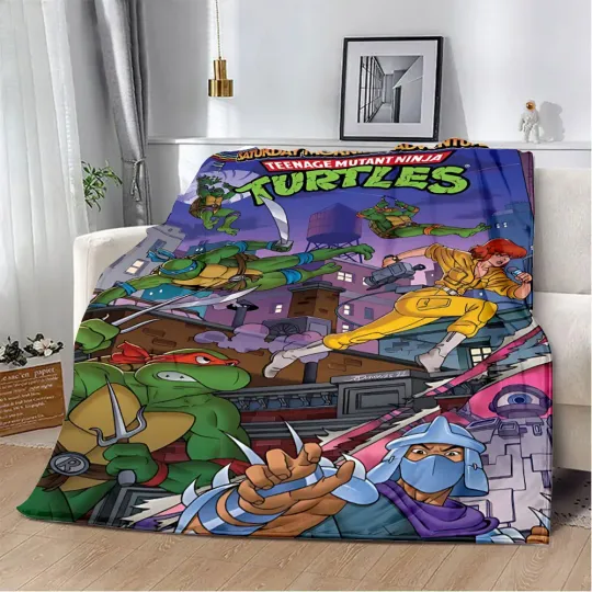 Discover Ninja Turtles Throw Blanket, Birthday Gift