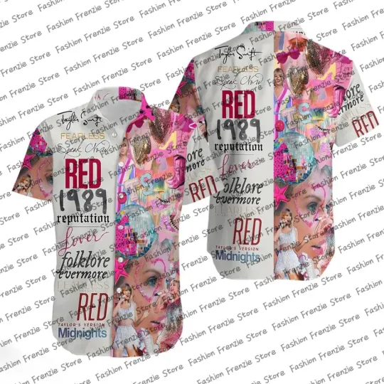 Discover Taylorr Swifts Singer Hawaiian Shirts, Gifts for Fan