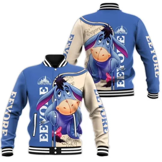 Discover Disneyyy winniee the poohh Baseball Jacket
