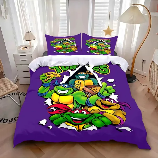 Discover N-Ninja Turtles Bedding Sets, Home Decor Gifts, Bedroom Decor
