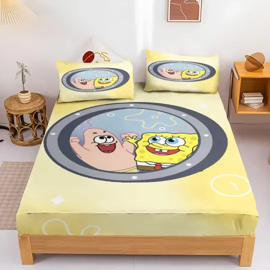 Discover Cartoon Spongebob Bedding Sets, Bedroom Decor