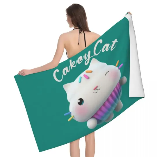 Discover Gabbys Dollhouse Characters Beach Towels, Gifts for Fan