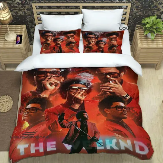 Discover Singer Weeknds Bedding Set, Bedroom Decor, birthday gift