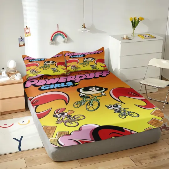 Discover The Powerpuff Girls Powerpuff Girls Bedding Sets, Bedroom Decoration