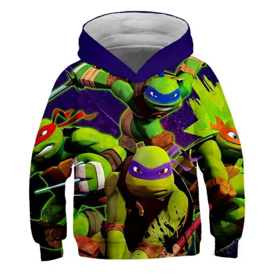 Discover Teenage Mutant Ninja Turtles Anime 3D Hoodies