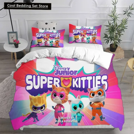 Discover Anime Super Kitties Bedding Sets, Bedroom Decor