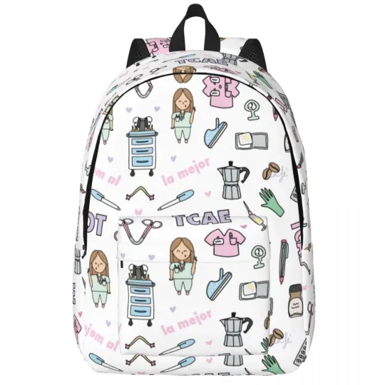 Discover Doctor Nurse Enfermera En Apuros Backpack