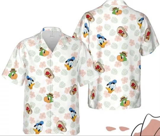 Discover Many Faces Of Donald Duckk Hawaiian Shirt, Vacation Gifts