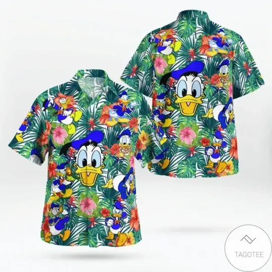 Discover Donald Duckk Hawaiian Shirts, Disneyyy Hawaiian Shirt
