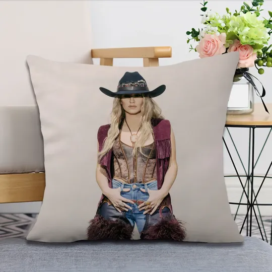 Discover Lainey Wilson Throw Pillows, Gifts for Fan, Home Decor