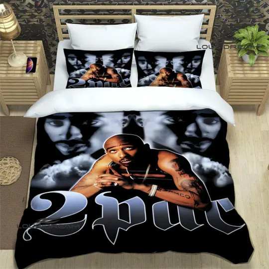 Discover 2PAC hip hop singer Bedding Sets, Bedroom Decor