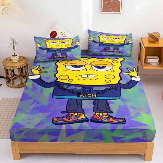 Discover Cartoon Spongebob Bedding Sets, Bedroom Decor