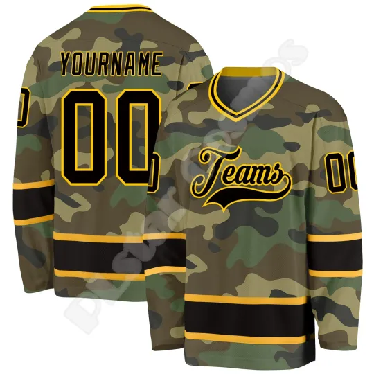 Discover Custom Name Team Number Hockey Jersey