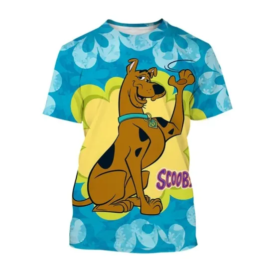 Discover Summer Cartoon Scooby Doo 3D T-shirt, Gifts for Friends