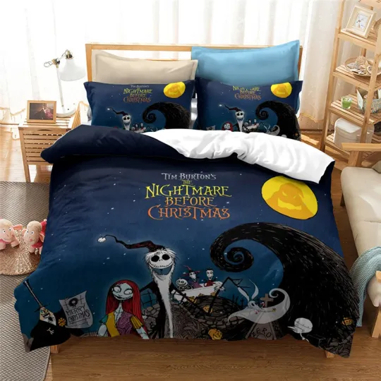 Discover Nightmare Before Christmas Bedding Set, Bedroom Decor