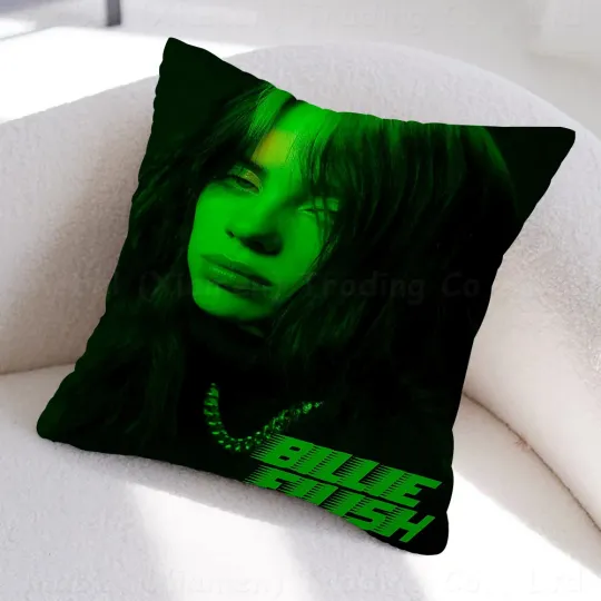 Discover Billie Eilish Singer Throw Pillows, Home Decor