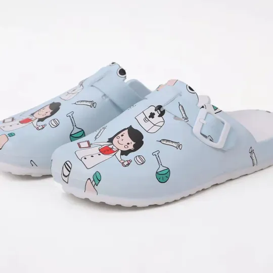 Discover Cute Print Slip-on Clogs, Gift For Her, Birthday Gift
