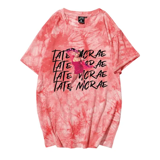 Discover Tate McRae Tie Dye Shirts, Gift for Tate McRae Fans