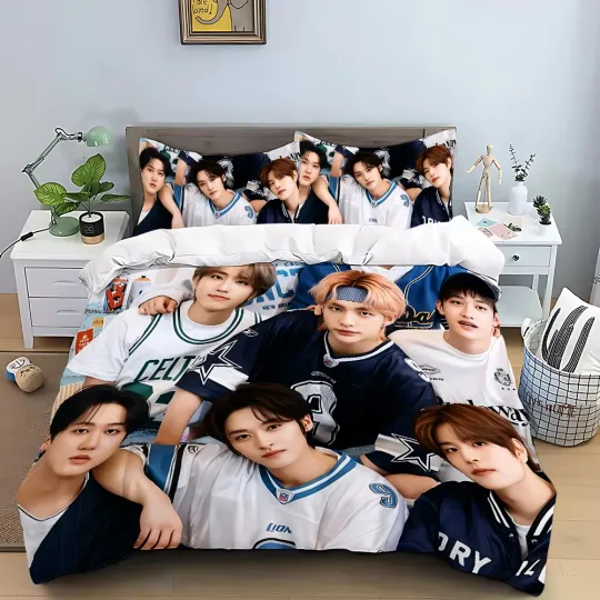 Discover Stray-Kids Bedding Set, Bedroom Decor, Kpop Merch