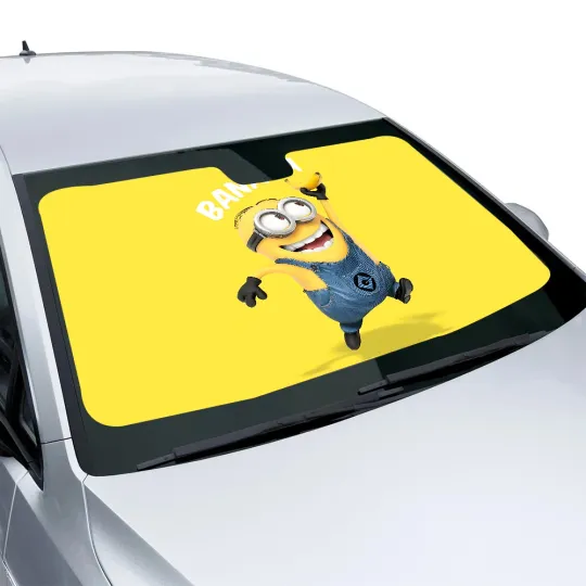 Discover Cute Minions Car sun shade, Car Accessories
