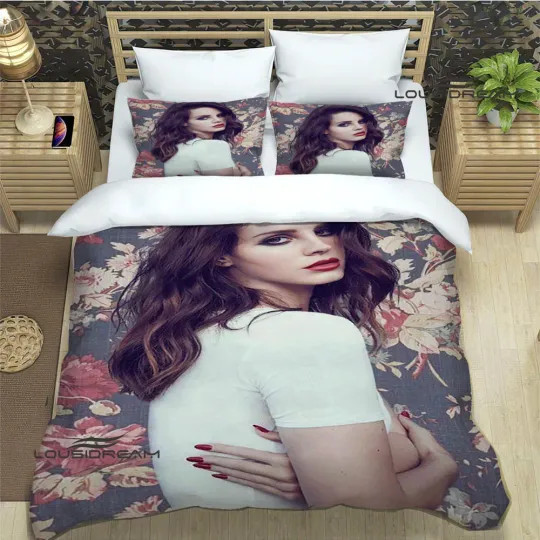 Discover Lana Del Rey printed Bedding Sets, Bedroom Decor, birthday gift