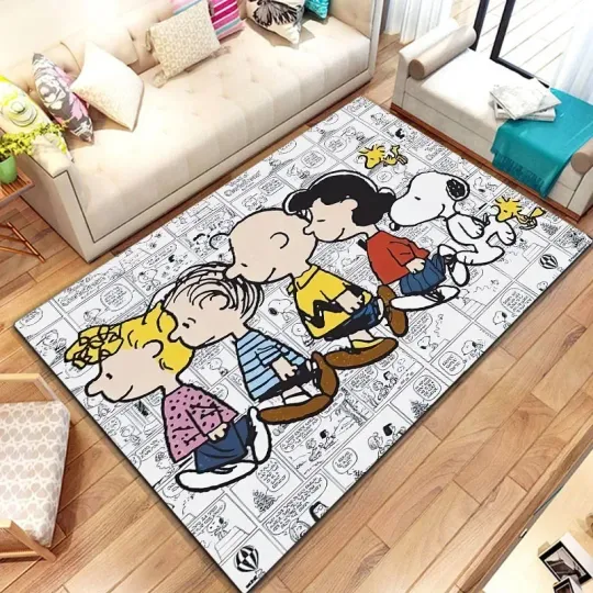 Discover Cartoon Snoopy Printed Rugs, Living Room Decor, Housewarming Gift