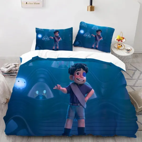 Discover Disneyyy Elio Cartoon Bedding Set, Bedroom Decor Gifts