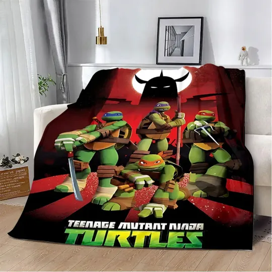 Discover Ninja Turtles Throw Blanket, Birthday Gift