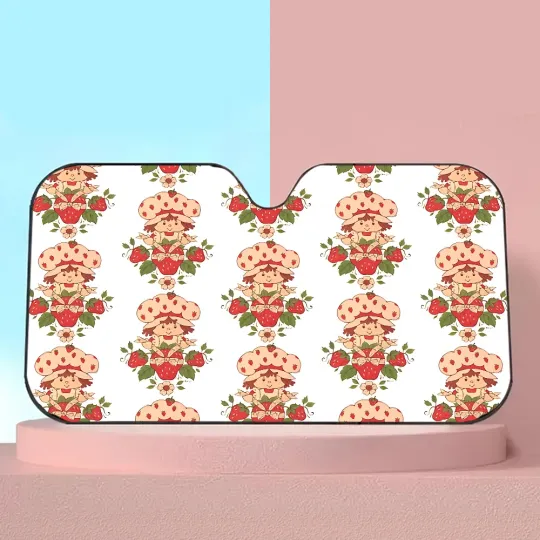 Discover strawberry shortcake Car Sunshade, Car Accessories, Car decor