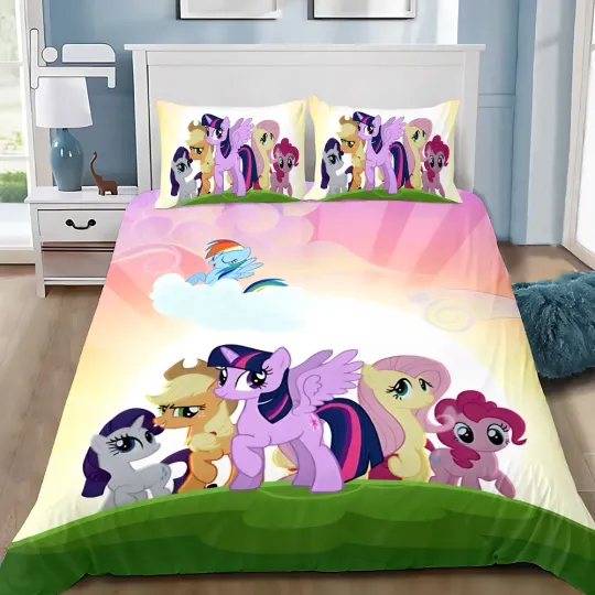 Discover Lovely My Little Ponys Bedding Set, Gifts for Fan