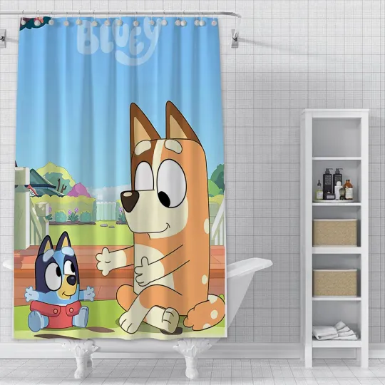 Discover BlueyDad Shower Curtains, Bathroom Decor