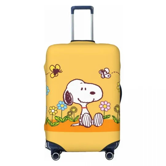 Discover Custom Cute Cartoon Snoopy Luggage Cover, Gifts for Friends