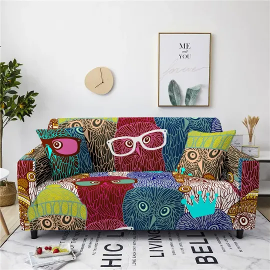 Discover Funny Cartoon Elastic Sofa Cover, Home Decor Gifts