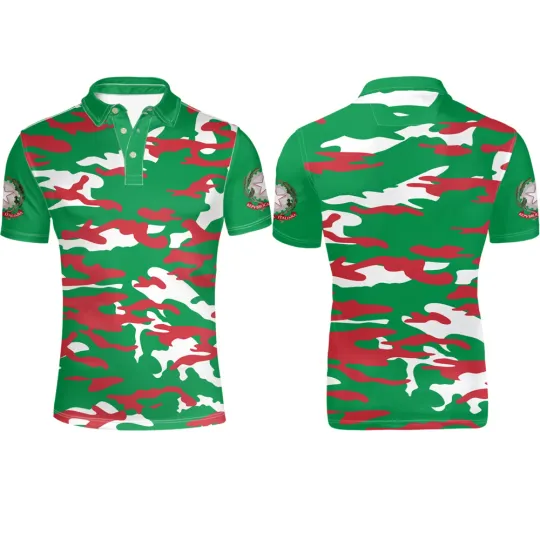 Discover Italian Flag Golf Polo Shirt