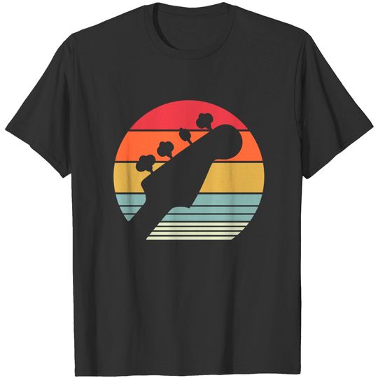 T-shirt para Homem e Mulher com Estampa de Guitarra