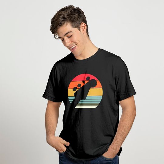 Discover T-shirt para Homem e Mulher com Estampa de Guitarra